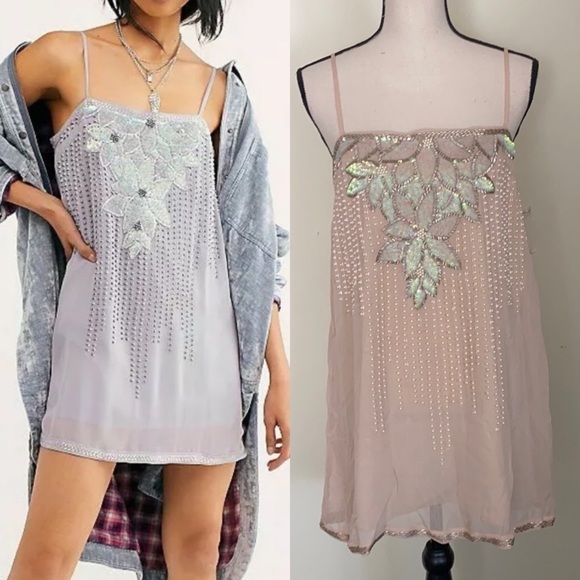 Free People Dresses & Skirts - NWOT Free People Crystal Visions Mini Dress Size S